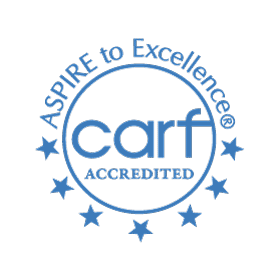 CARF Accredited (CARF) logo image